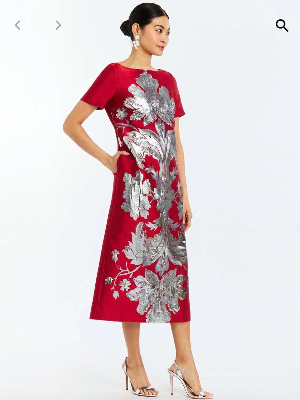Mestiza Adria Midi Dress Red